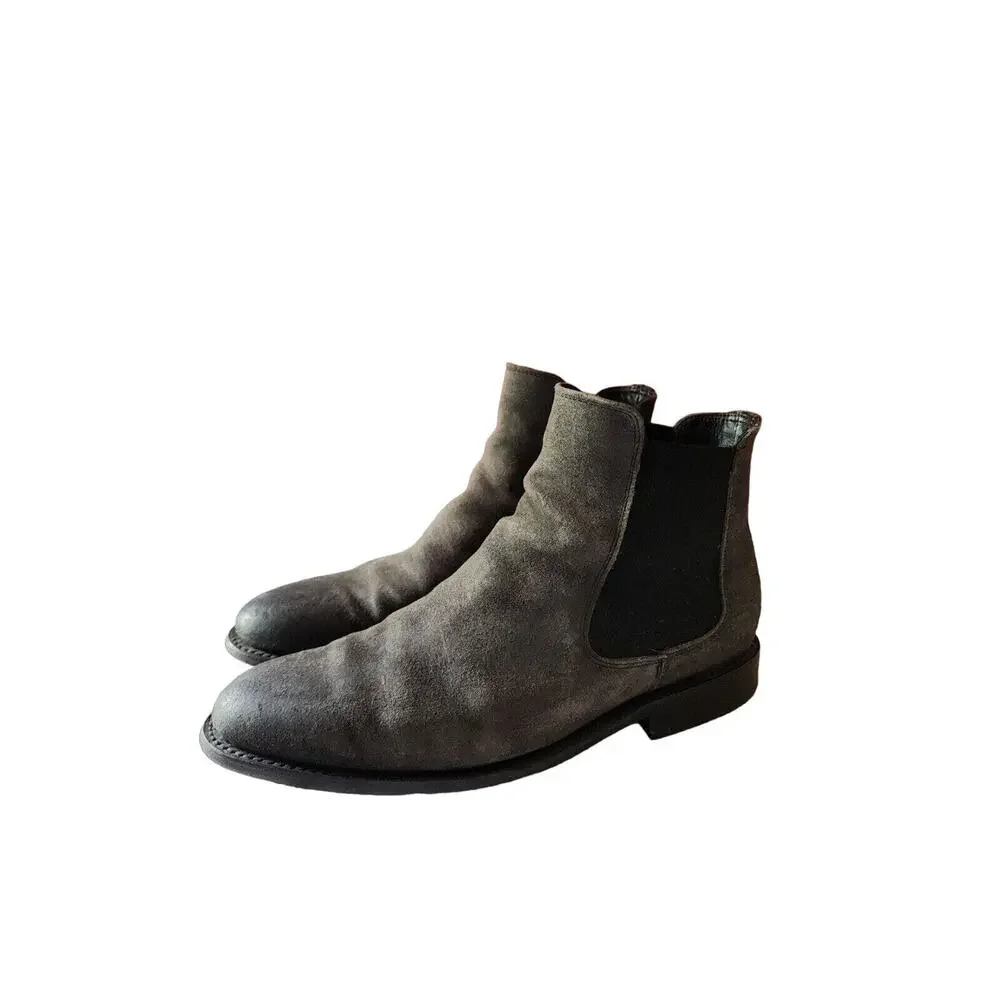 Thursday Boots dark gray Men’s Suede Chelsea Boots Size 9